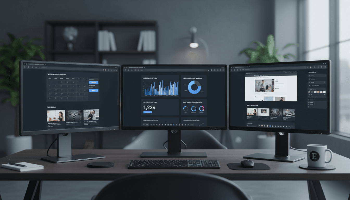 Premium Package - Advanced website with booking and analytics dashboard